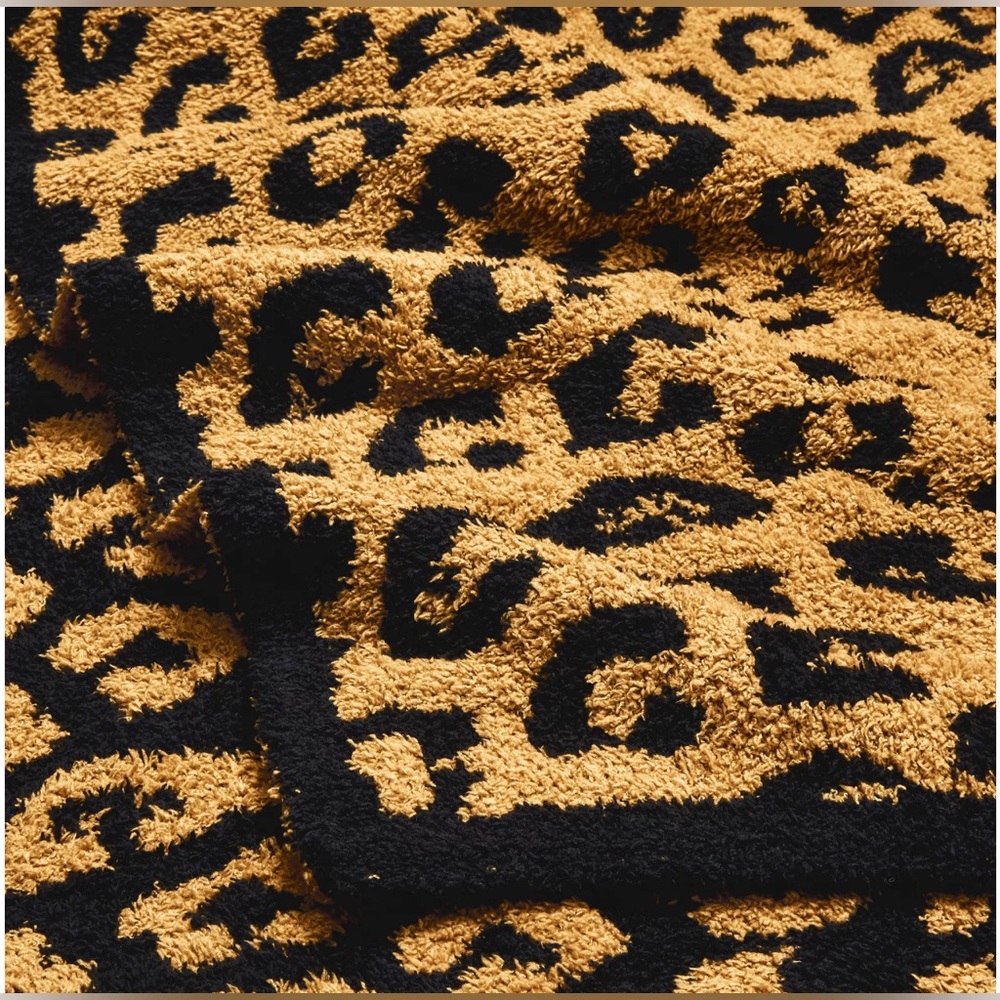 Barefoot Dreams In The Wild Blanket - Camel / Black - Picture 7 of 7